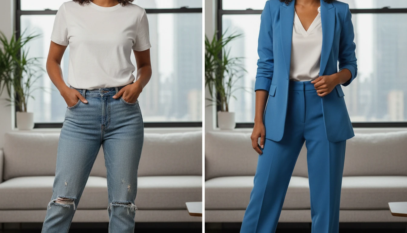 AI virtual try-on technology in action